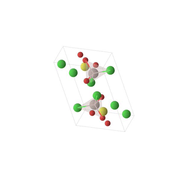 Crystal structure of AlSCl3O2 (triclinic, P-1 (No. 2))