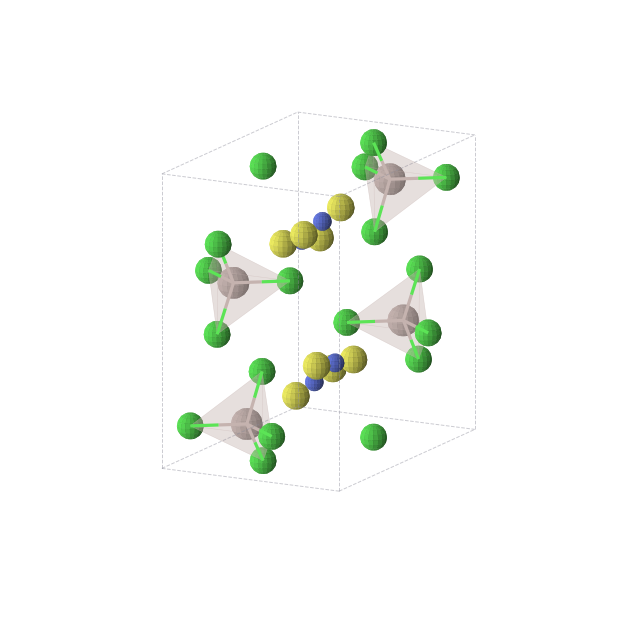 Crystal structure of Al4Cl16N4S8 (orthorhombic, Pnma (No. 62))