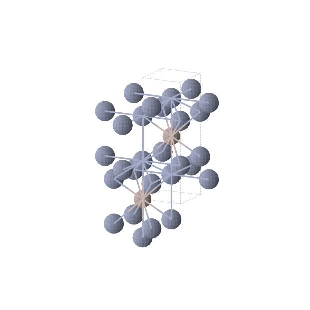 Crystal structure of AlCr2 (tetragonal, I4/mmm (No. 139))