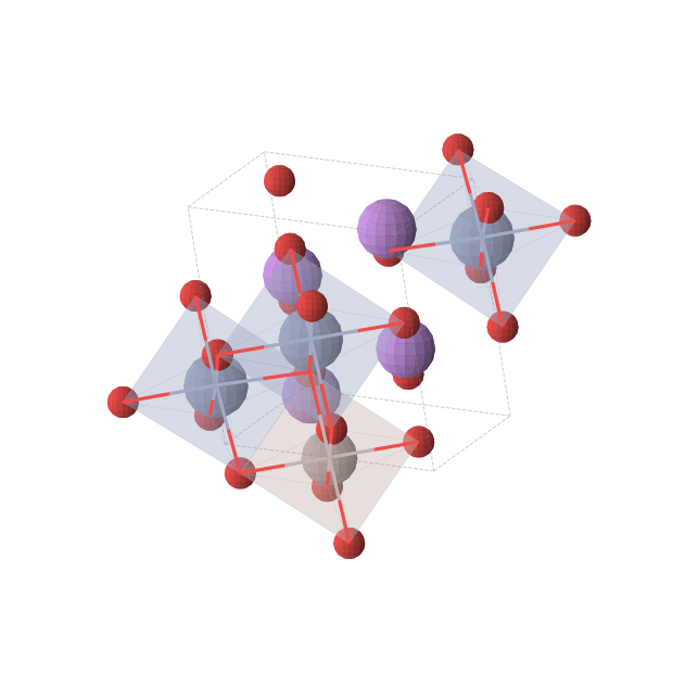 Crystal structure of Li4AlCr3O8 (triclinic, P-1 (No. 2))