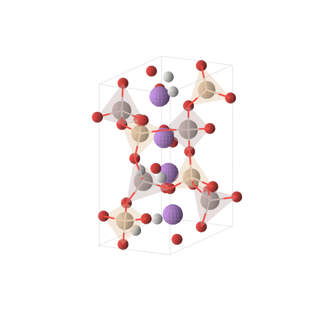 Crystal structure of AlH2LiO5Si (orthorhombic, Pna21 (No. 33))