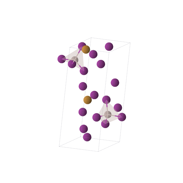 Crystal structure of Al2I14Te2 (monoclinic, Pc (No. 7))