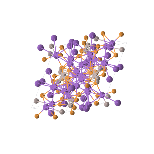 Crystal structure of Al8K24P16 (triclinic, P-1 (No. 2))
