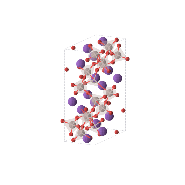 Crystal structure of KAlO2 (orthorhombic, Pbca (No. 61))