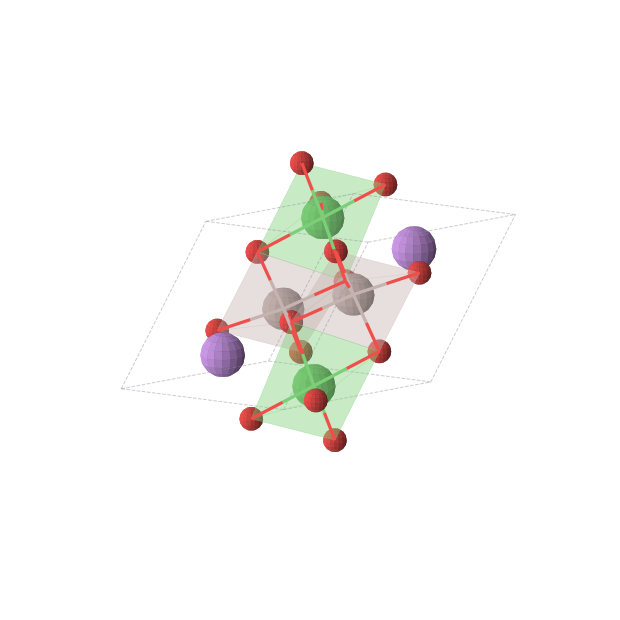 Crystal structure of LiAlNiO3 (triclinic, P-1 (No. 2))
