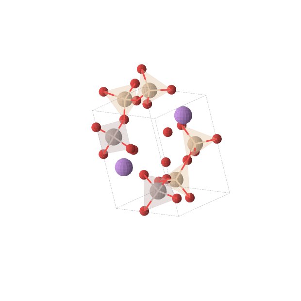 Crystal structure of LiAlSi2O7 (triclinic, P1 (No. 1))
