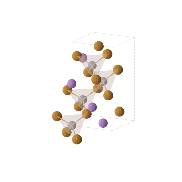 Crystal structure of AlLiTe2 (tetragonal, I-42d (No. 122))