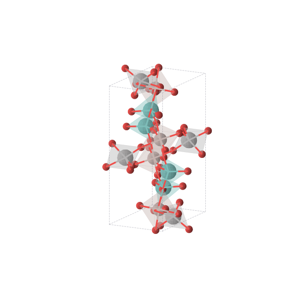 Crystal structure of Al4Mo4O28V4 (orthorhombic, Pnma (No. 62))