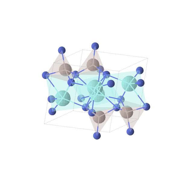 Crystal structure of YAlN2 (monoclinic, P21/c (No. 14))