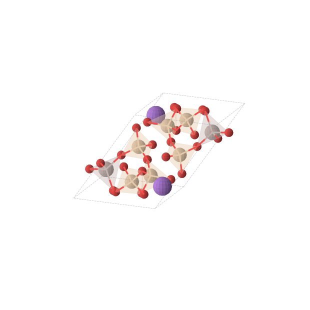 Crystal structure of NaAlSi3O8 (triclinic, P-1 (No. 2))