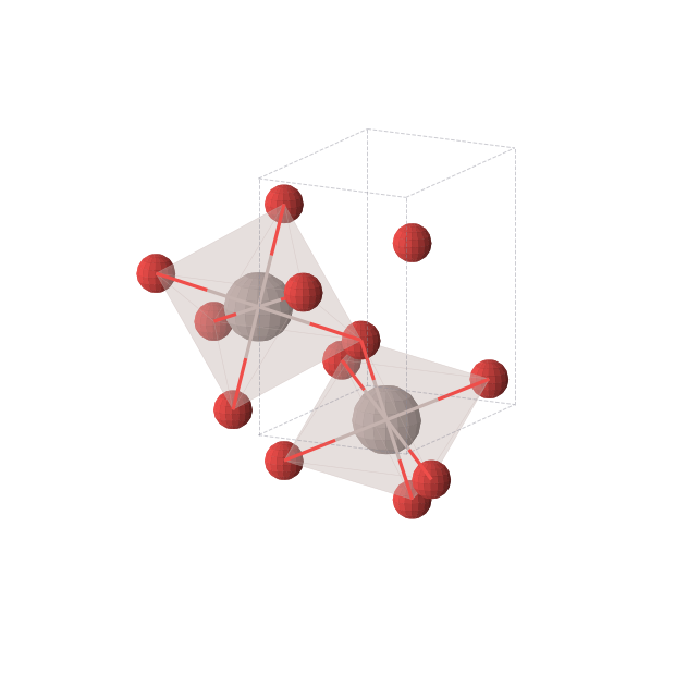 Crystal structure of AlO2 (orthorhombic, Pnnm (No. 58))