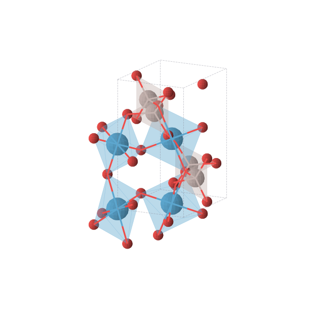 Crystal structure of Al1O3W1 (orthorhombic, Pnma (No. 62))