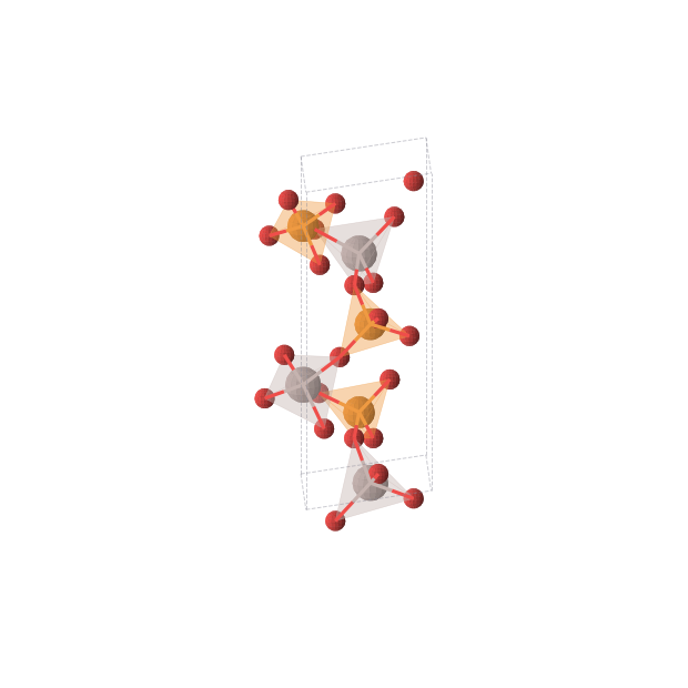 Crystal structure of AlPO4 (trigonal, P3121 (No. 152))