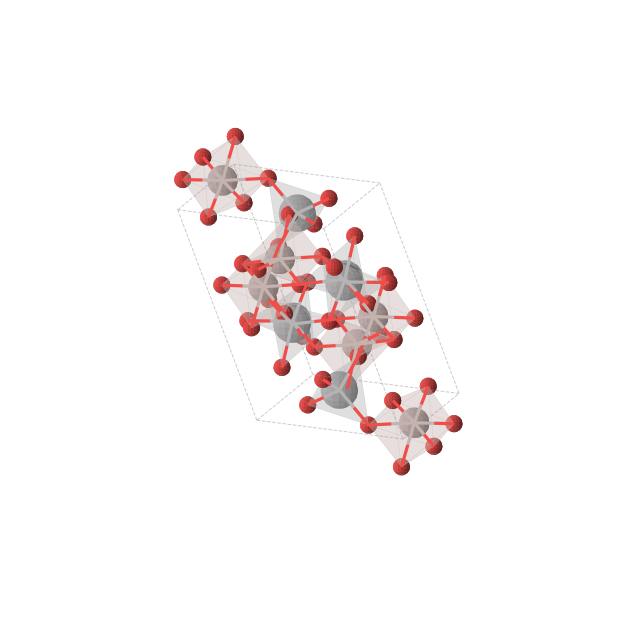 Crystal structure of Al6O24V6 (triclinic, P-1 (No. 2))