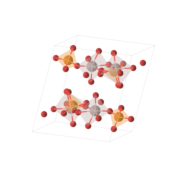 Crystal structure of Al8O48P8 (monoclinic, P21/c (No. 14))