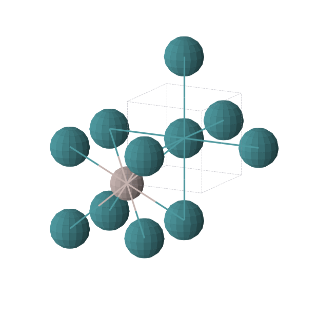 Crystal structure of AlRh (cubic, Pm-3m (No. 221))