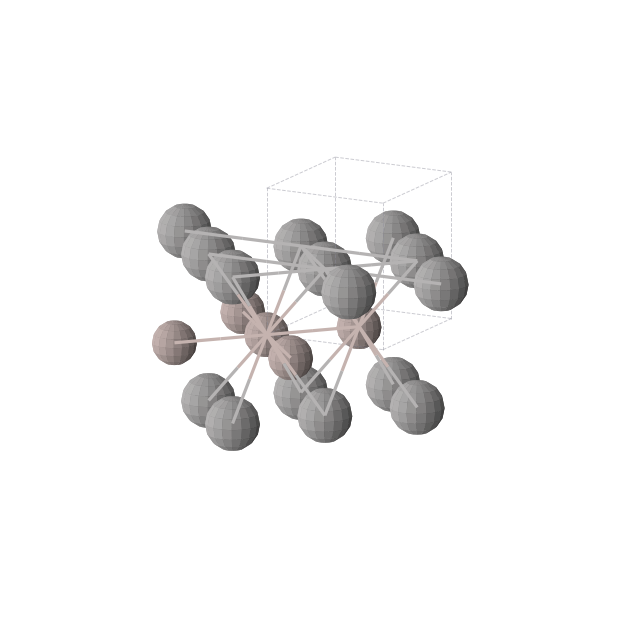 Crystal structure of AlV (orthorhombic, Cmmm (No. 65))