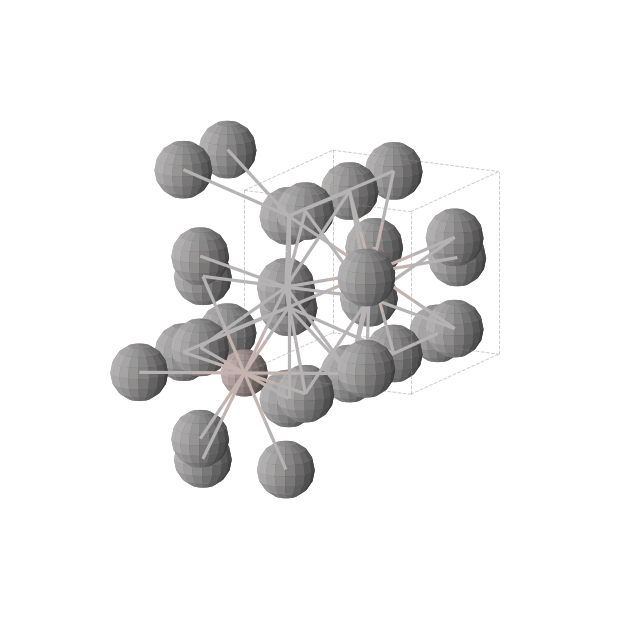 Crystal structure of AlV3 (cubic, Pm-3n (No. 223))