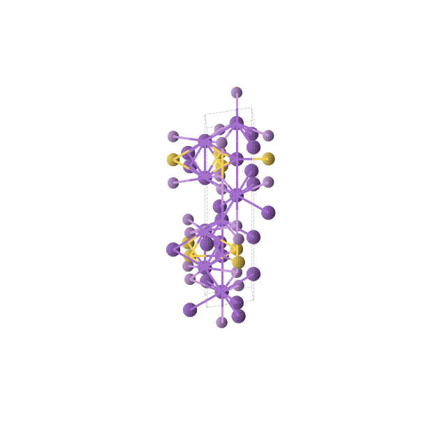 Crystal structure of As4Au2K10 (hexagonal, P63/mmc (No. 194))