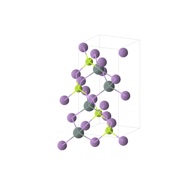 Crystal structure of As2Be1Sn1 (tetragonal, I-42d (No. 122))