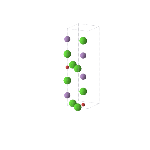 Crystal structure of Ca4As2O (tetragonal, I4/mmm (No. 139))