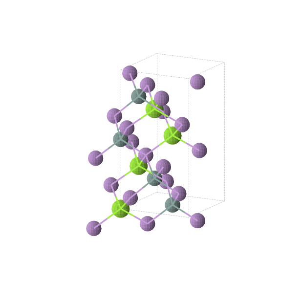 Crystal structure of As2Ge1Mg1 (tetragonal, I-42d (No. 122))