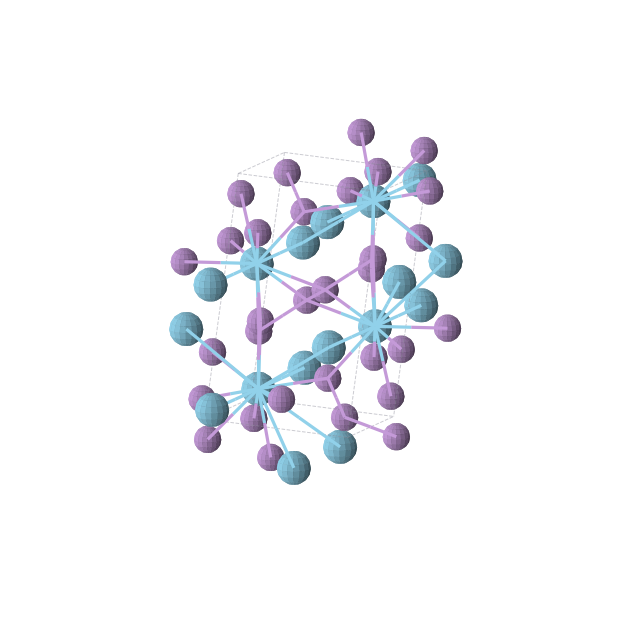Crystal structure of As2La (monoclinic, P21/c (No. 14))