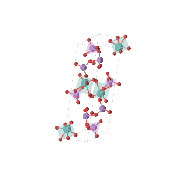 Crystal structure of MoAs2O7 (monoclinic, P21/c (No. 14))