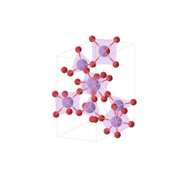 Crystal structure of As2O5 (orthorhombic, P212121 (No. 19))