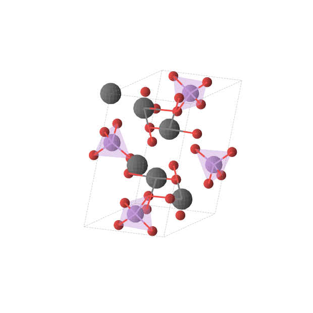 Crystal structure of As2Pb3O8 (monoclinic, P21/c (No. 14))