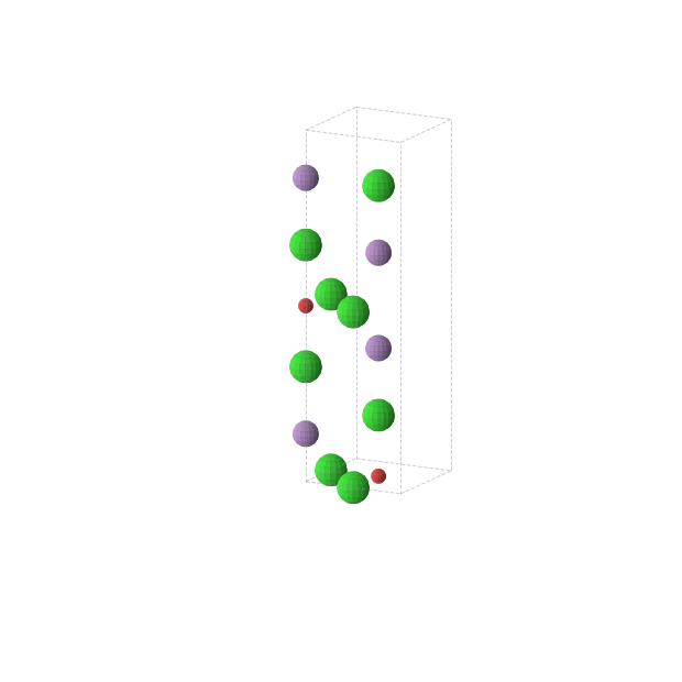 Crystal structure of Sr4As2O (tetragonal, I4/mmm (No. 139))