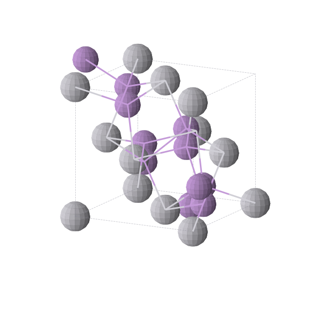 Crystal structure of As2Pt (cubic, Pa-3 (No. 205))