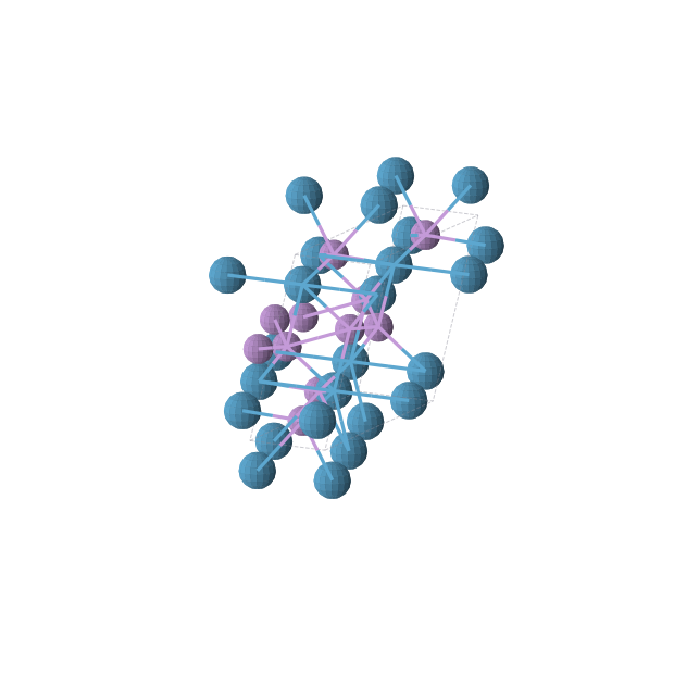 Crystal structure of As2W (monoclinic, C2/m (No. 12))