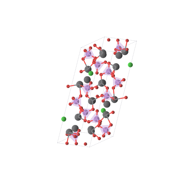 Crystal structure of As6Cl2O24Pb10 (monoclinic, P21/c (No. 14))