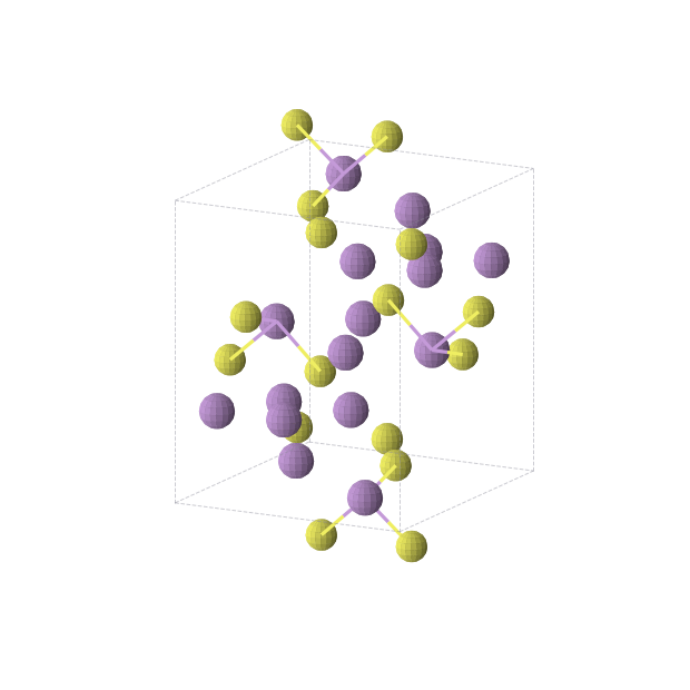 Crystal structure of As4S3 (orthorhombic, Pnma (No. 62))