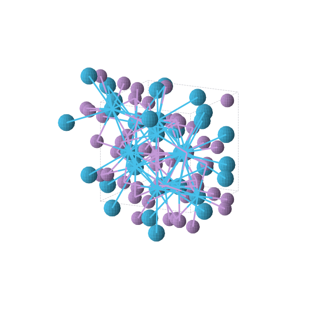 Crystal structure of Th3As4 (cubic, I-43d (No. 220))