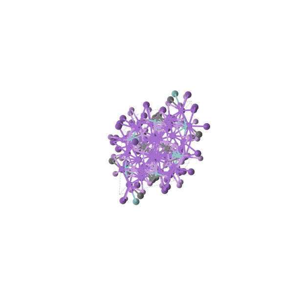 Crystal structure of As20K32Nb4Pb4 (monoclinic, C2/c (No. 15))
