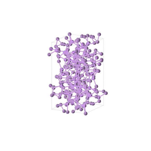 Crystal structure of As112Li48 (orthorhombic, Pbca (No. 61))