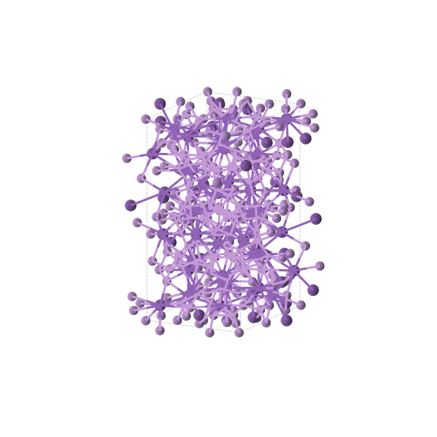 Crystal structure of As56Rb24 (orthorhombic, Pbca (No. 61))