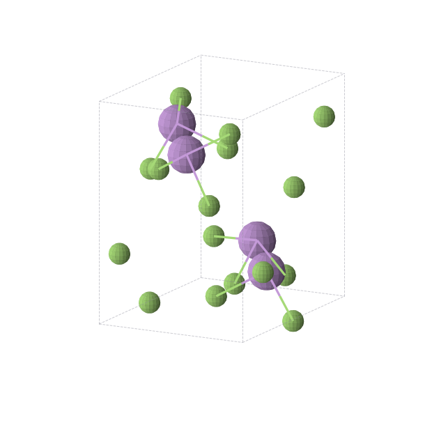 Crystal structure of AsF3 (orthorhombic, Pna21 (No. 33))