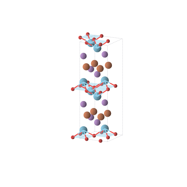 Crystal structure of As2Fe2La2O2 (orthorhombic, Ibca (No. 73))