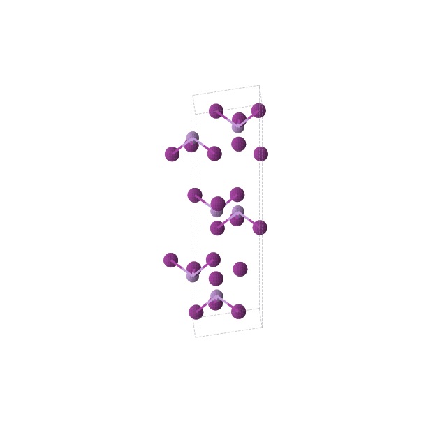 Crystal structure of AsI3 (trigonal, R-3 (No. 148))