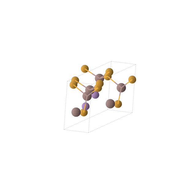 Crystal structure of In3AsSe3 (monoclinic, Cm (No. 8))