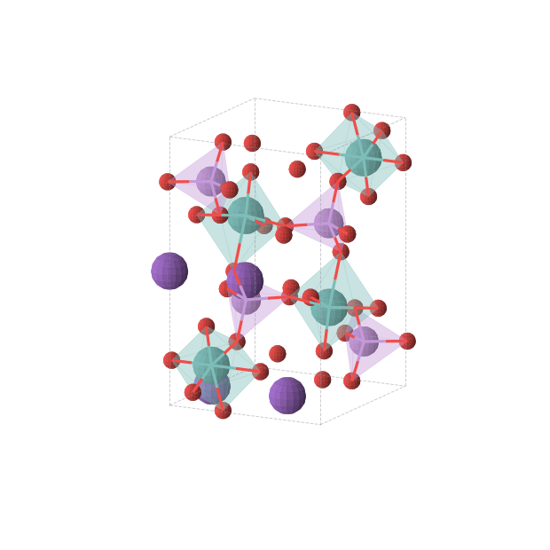 Crystal structure of As4K4Mo4O24 (orthorhombic, Pnma (No. 62))