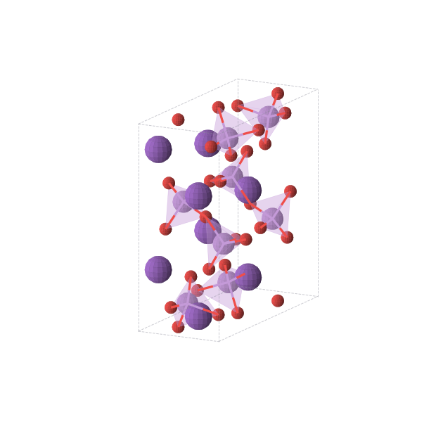 Crystal structure of KAsO3 (orthorhombic, Pbcn (No. 60))