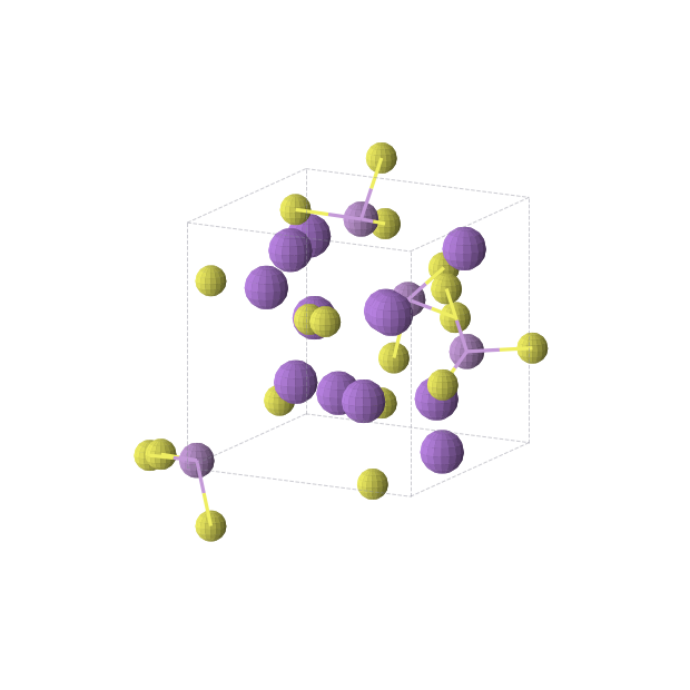 Crystal structure of As4Na12S12 (cubic, P213 (No. 198))