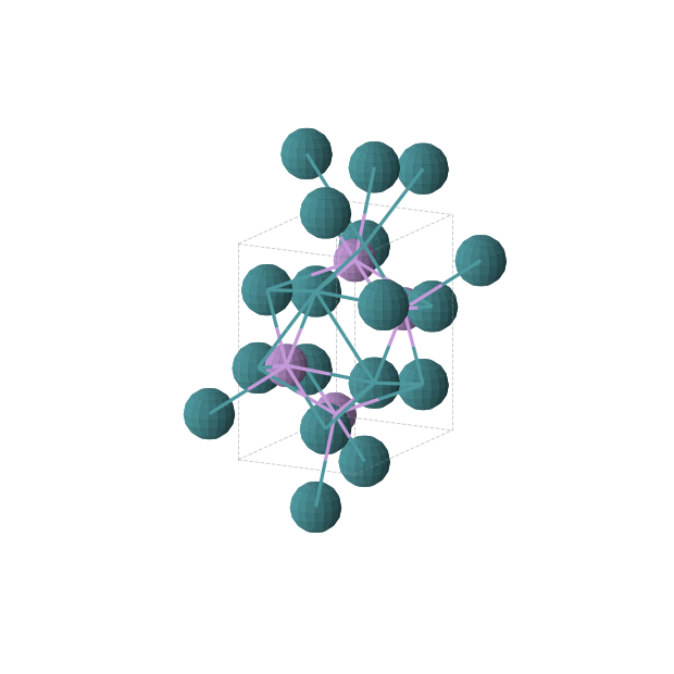 Crystal structure of AsRh (orthorhombic, Pnma (No. 62))