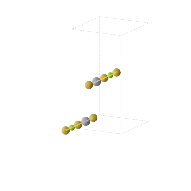Crystal structure of Au2Be1Ti1 (orthorhombic, Immm (No. 71))