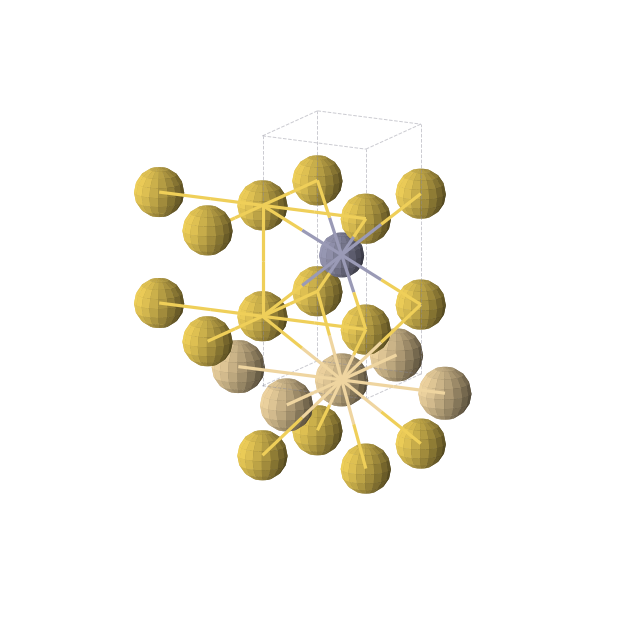 Crystal structure of Au2Cd1Zn1 (tetragonal, P4/mmm (No. 123))