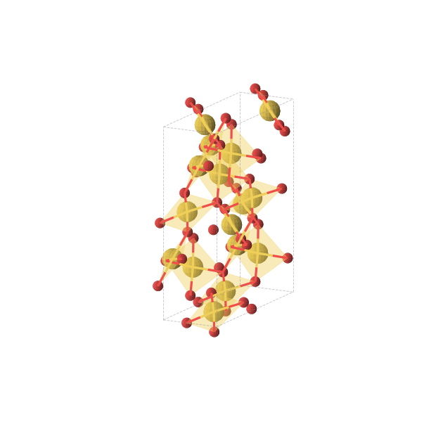 Crystal structure of Au2O3 (orthorhombic, Fdd2 (No. 43))